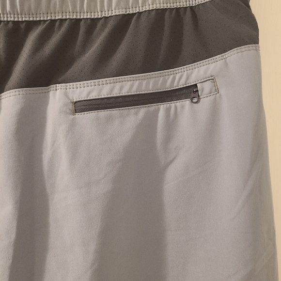 Mens Speedo Lined Gray and Black Swim Suit Board Shorts With Pockets Size XXL - Picture 4 of 10